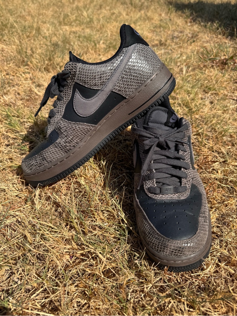 Nike Air Force 1 '07 LV8 "Off Noir Snakeskin